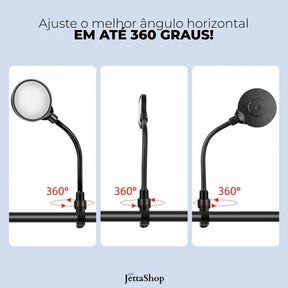Retrovisor Universal para Motos com Espelho 360º - Jetta RetroBike™ [PAGUE 1 LEVE 2]